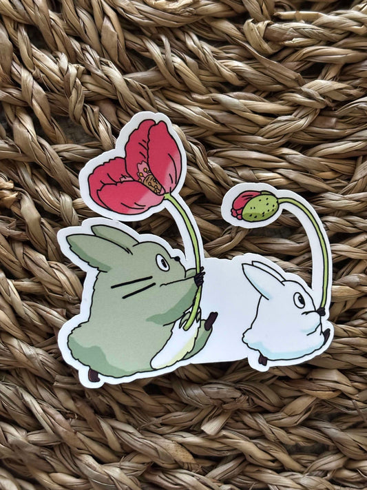 Totoro Run Sticker