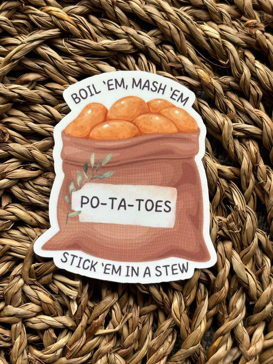 Po-Ta-Toes Stickers