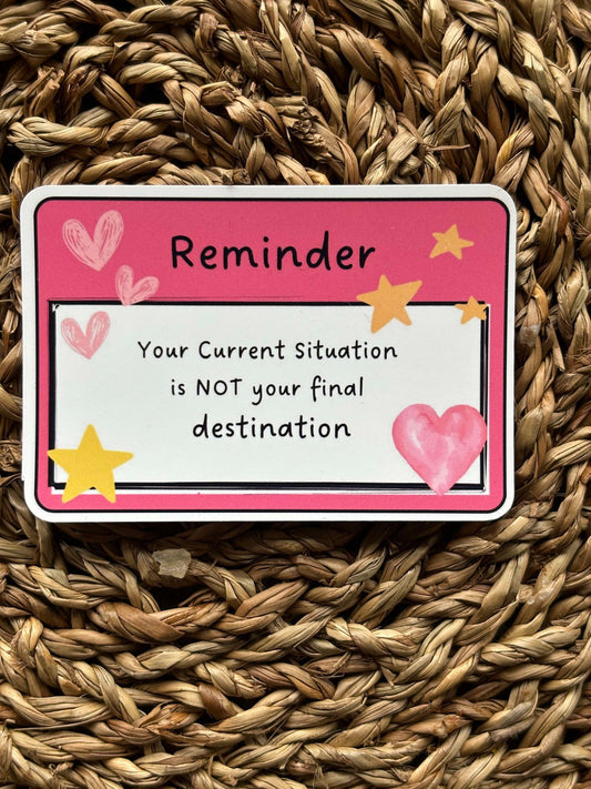 Reminder Sticker