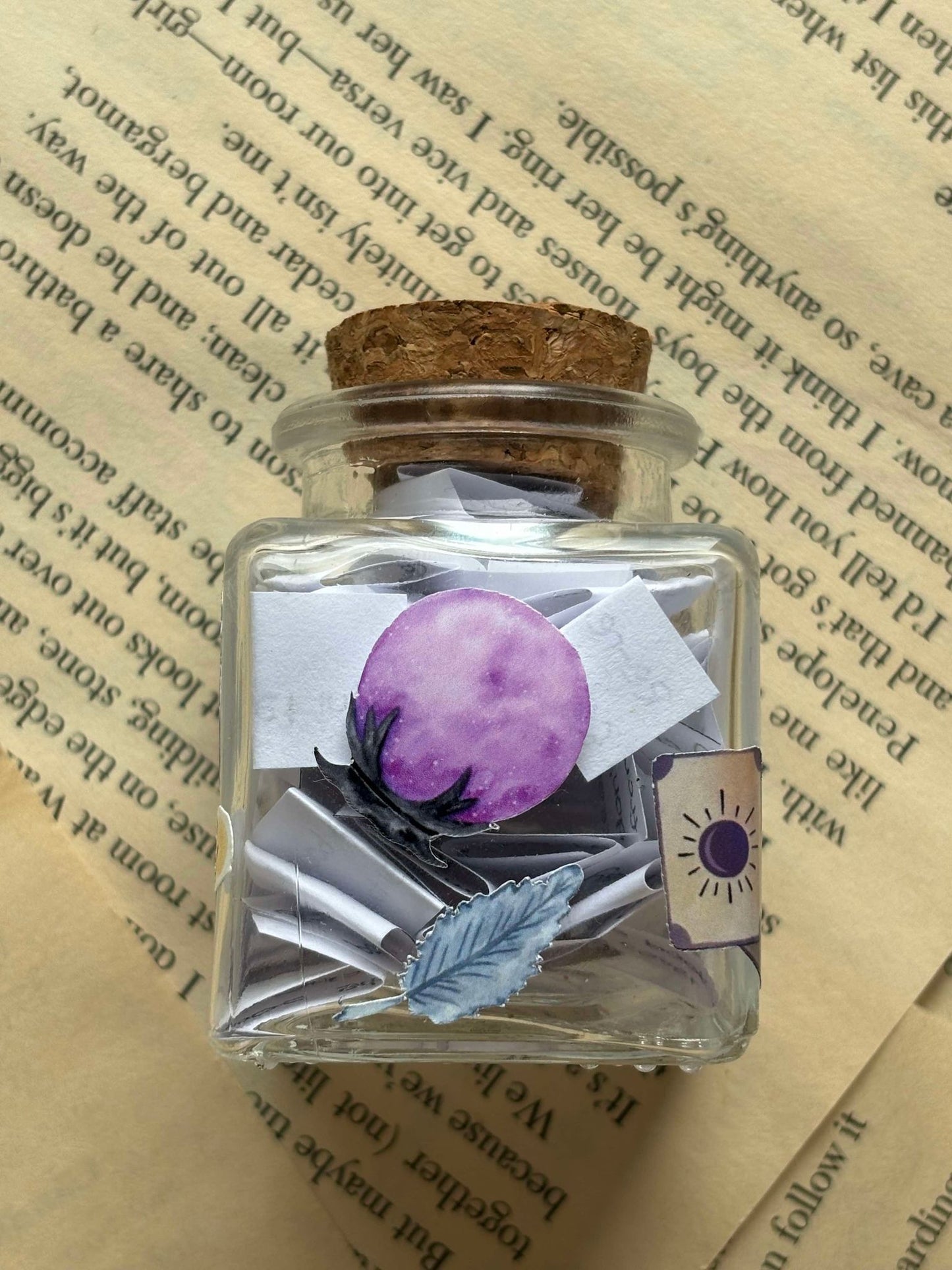 Witchy TBR Glasskrukke