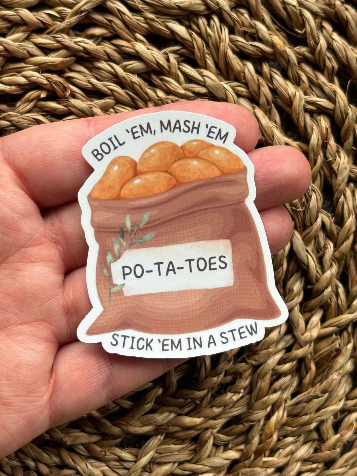 Po-Ta-Toes Stickers