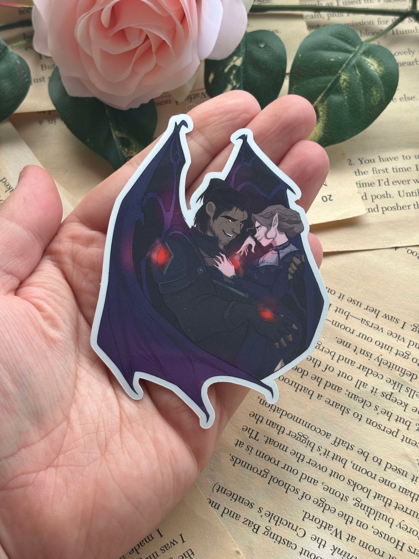 Cassian & Nesta Sticker - Elena Ferndale