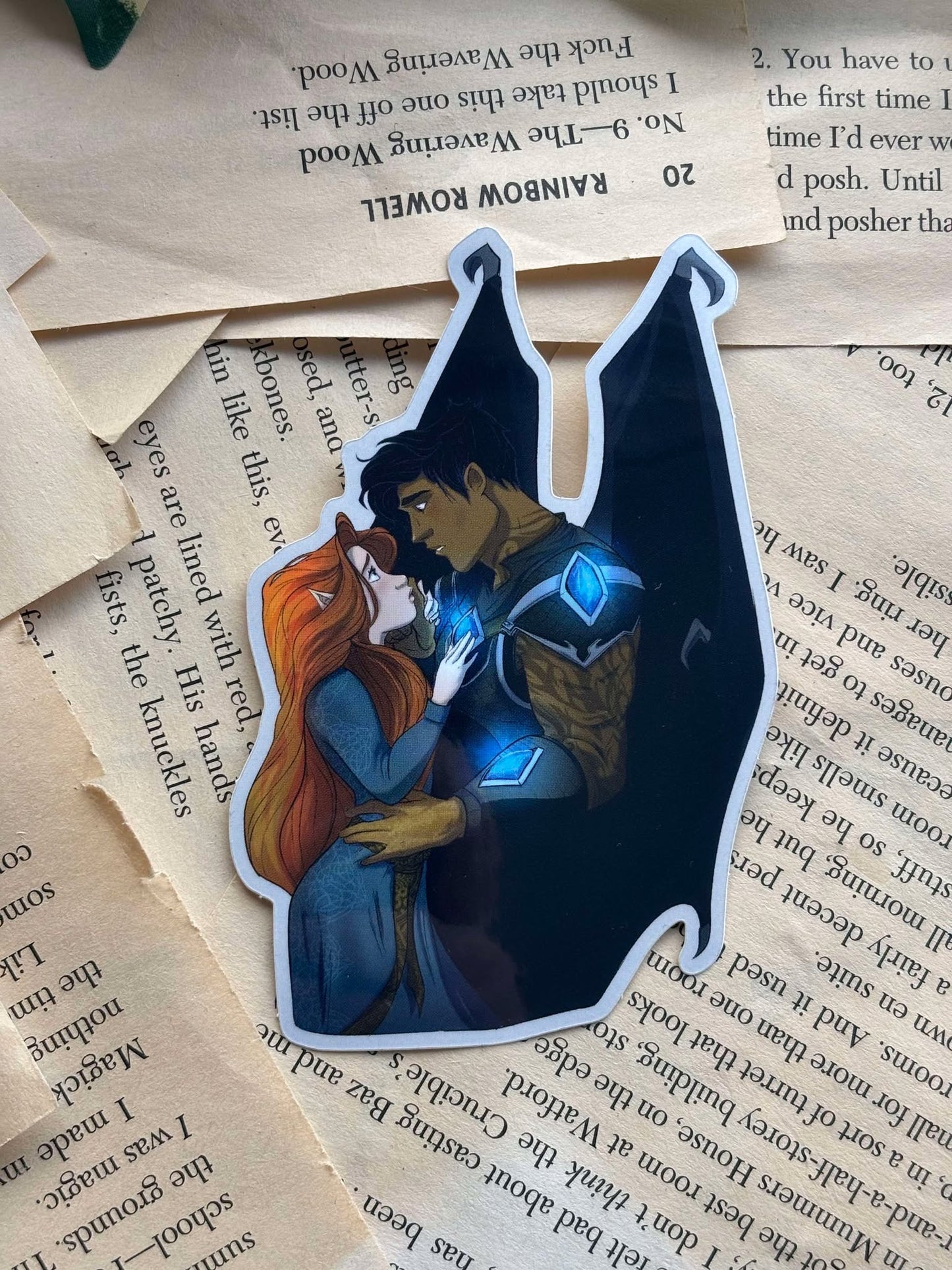 Azriel & Gwyn Sticker - Elena Ferndale