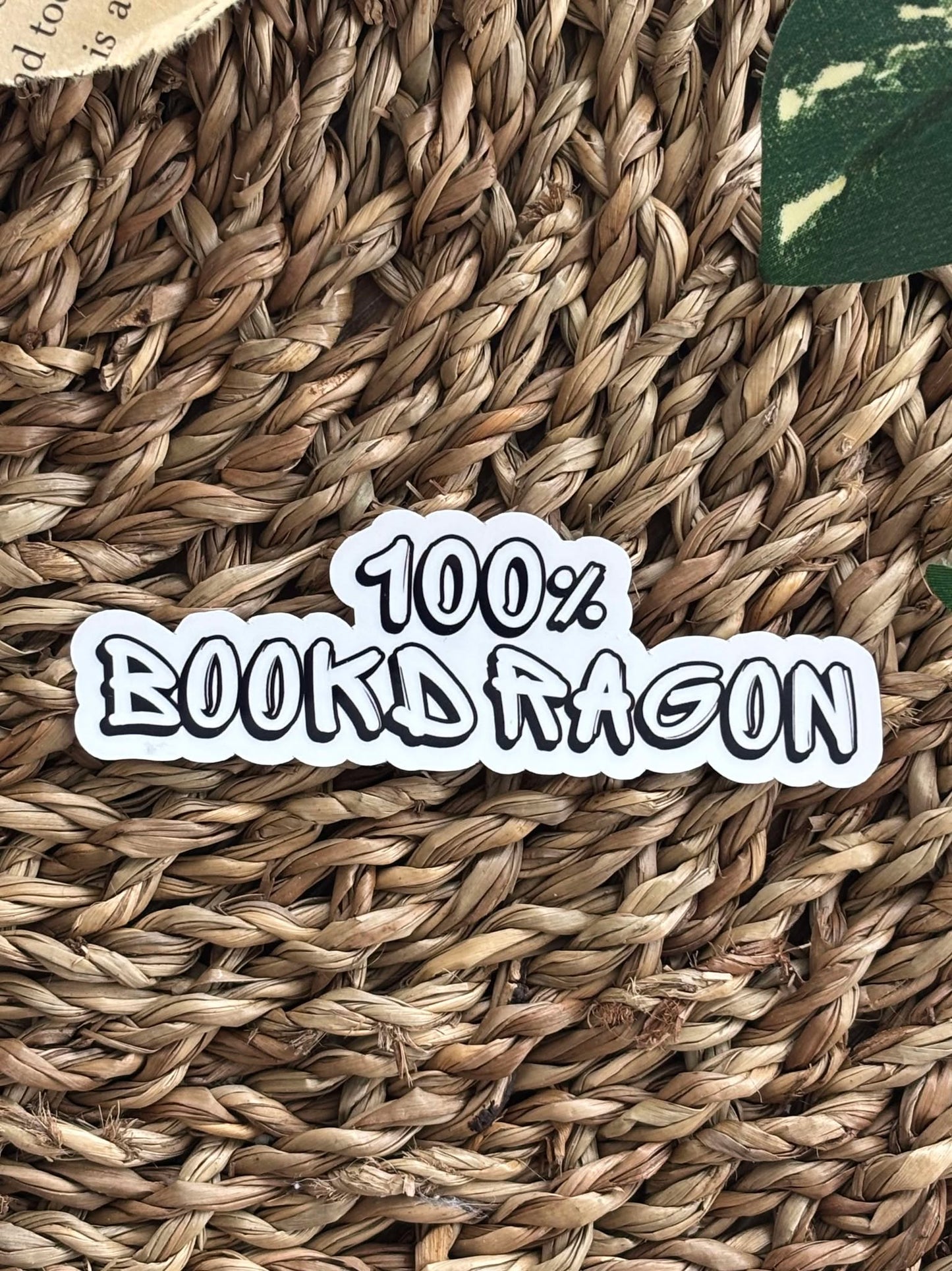 100% Bookdragon Sticker