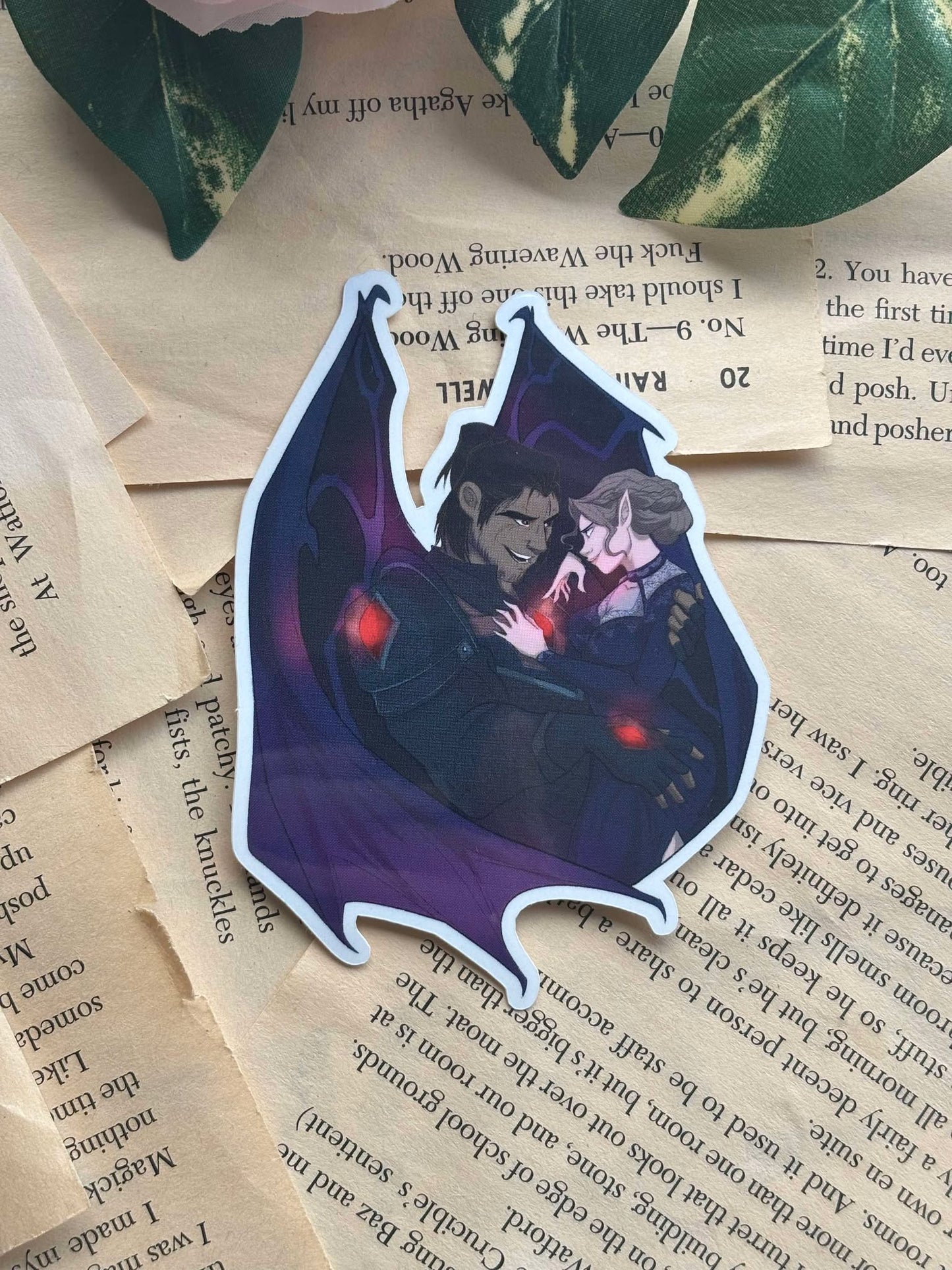 Cassian & Nesta Sticker - Elena Ferndale