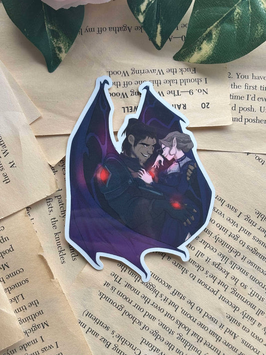 Cassian & Nesta Sticker - Elena Ferndale