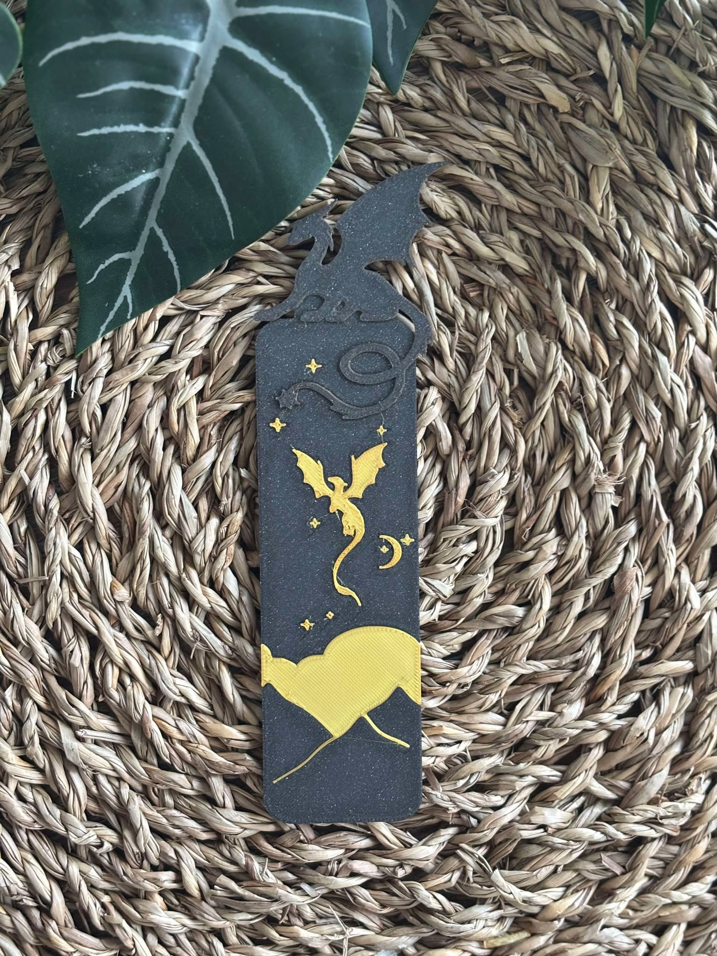 Black & Gold Dragon Bokmerke