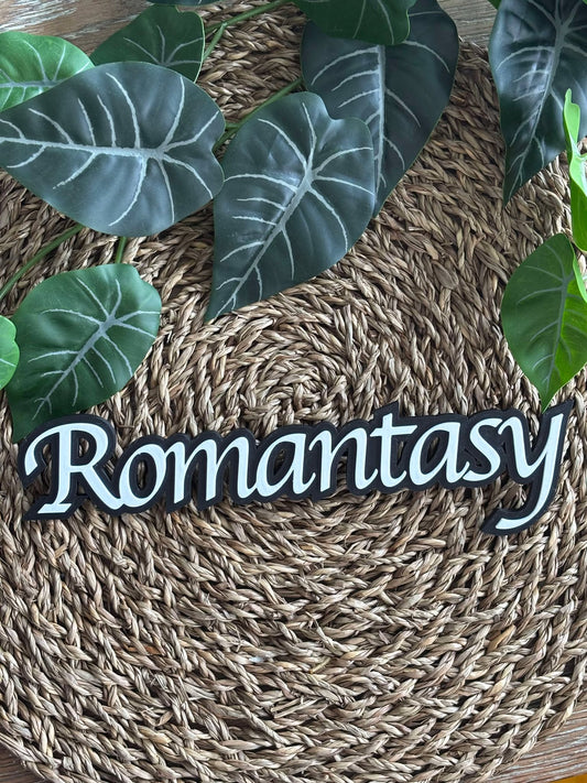 Romantasy Peek Out Skilt