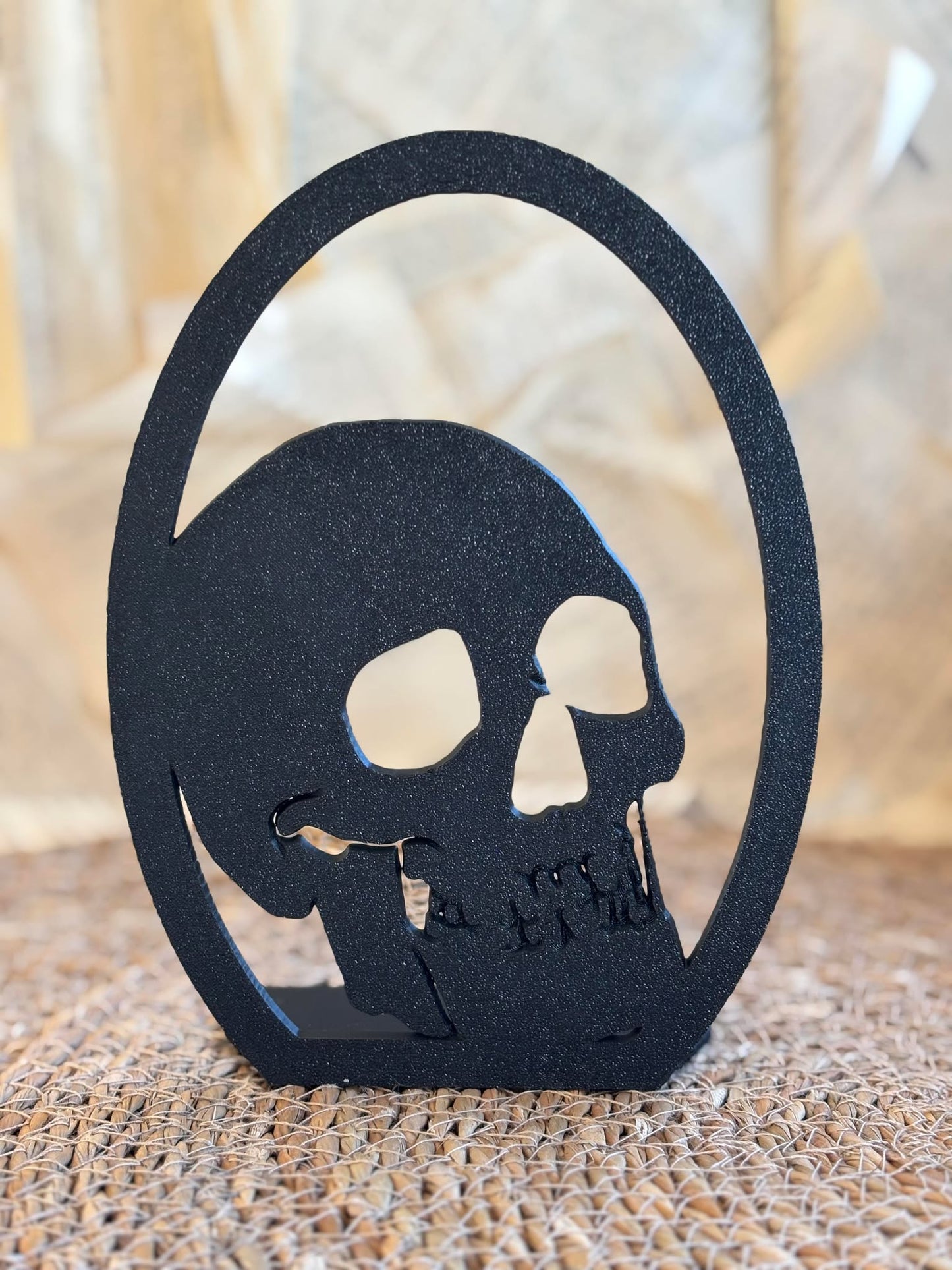 Bokstøtte - Hodeskalle