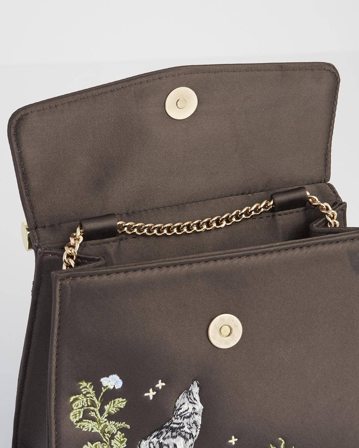FABLE Wolf & Moon Brodert Veske