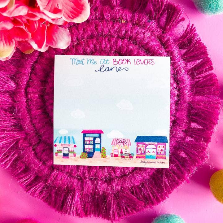 Meet Me at Book Lover's Lane Sticky Notes