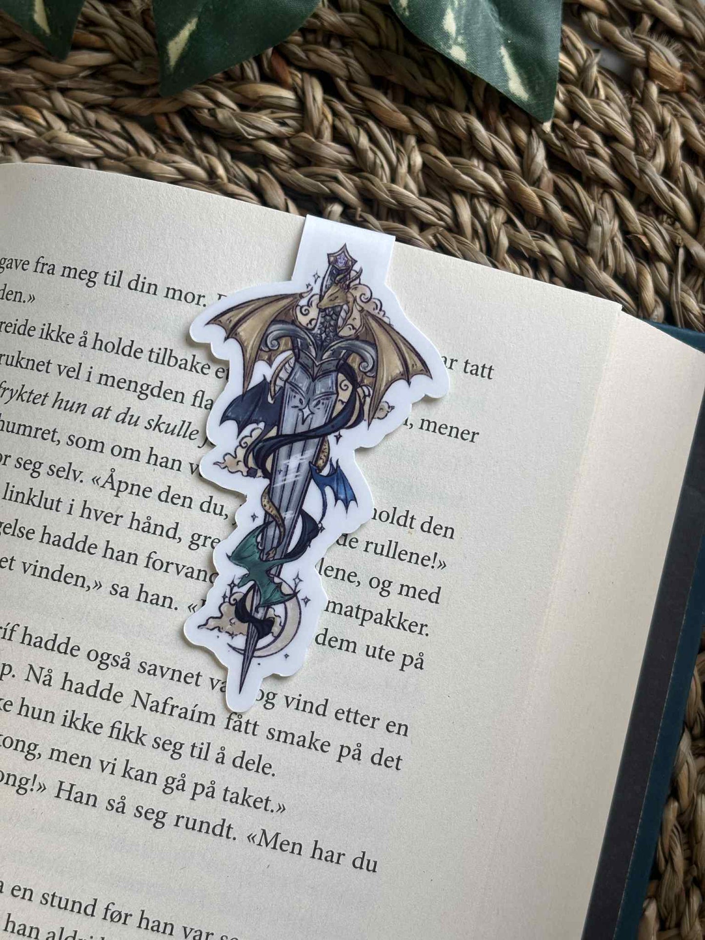 Dragon Rider Sword Magnetisk Bokmerke
