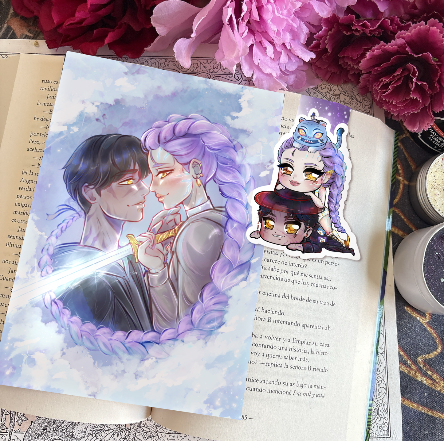 Rumi & Jinu - Kpop Demon Hunters Magnetisk Bokmerke