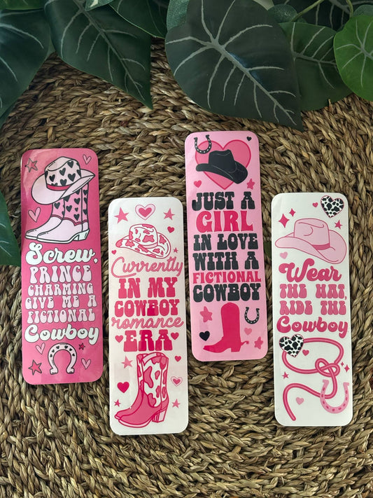 Pink Cowboy Bookmark Bundle