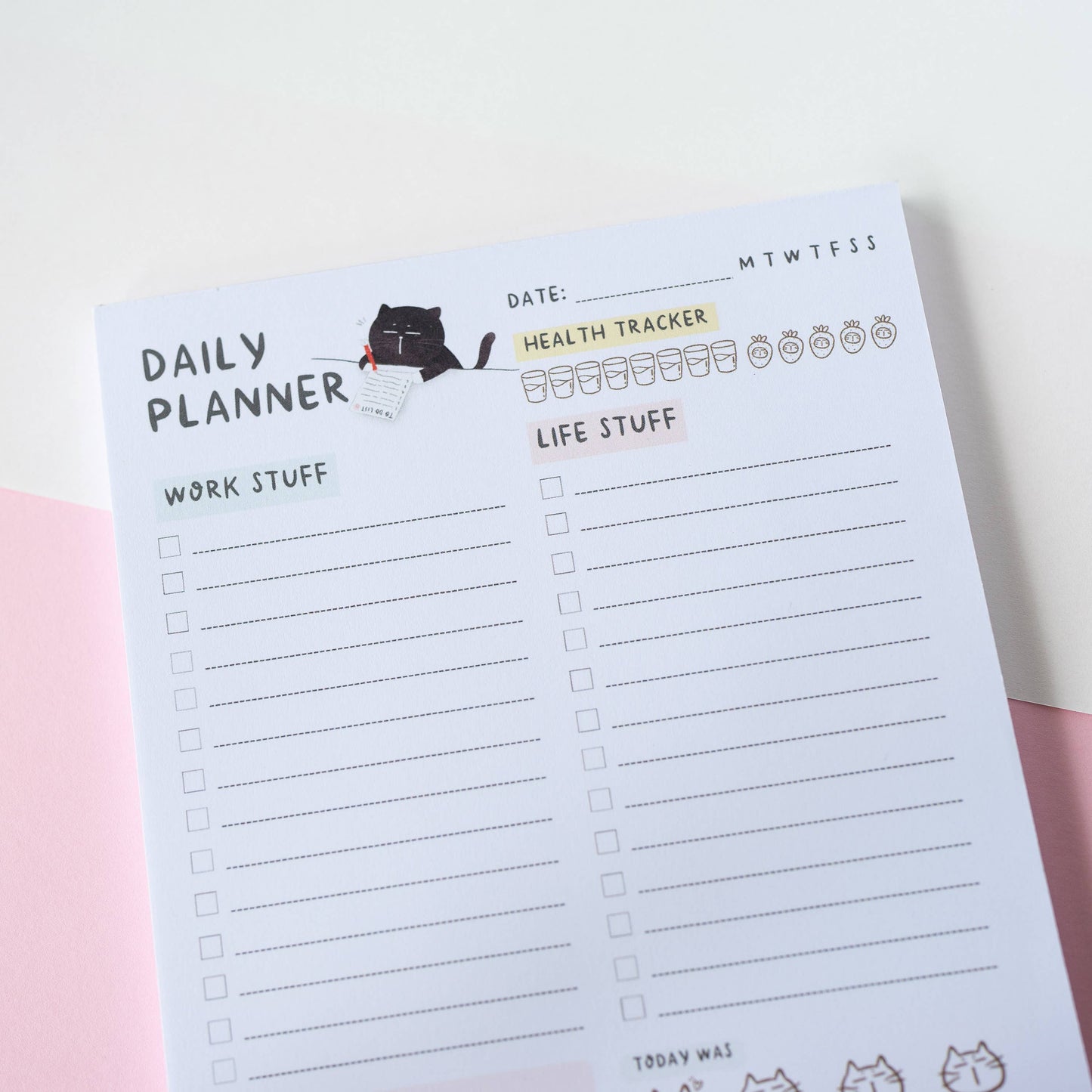 Black Cat Daily Planner