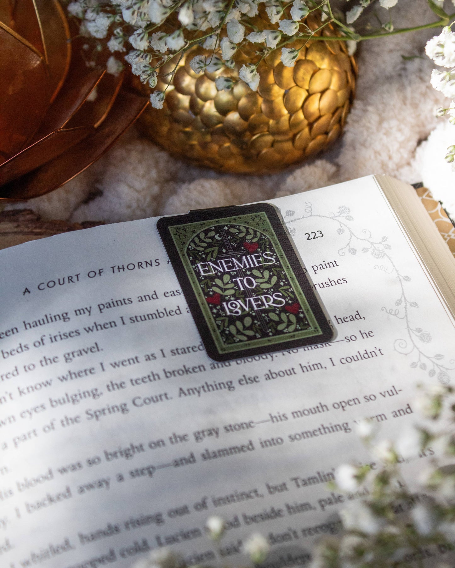 Enemies To Lovers Tarot Card Magnetisk Bokmerke