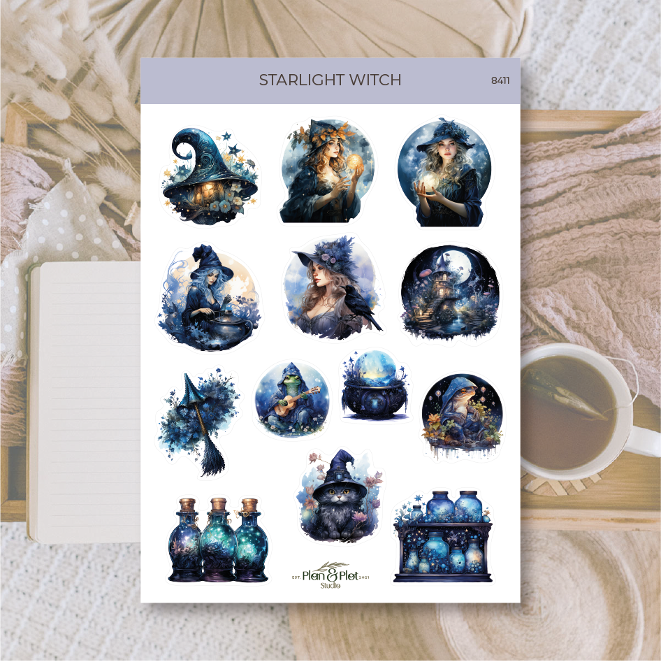 Starlight Witch Sticker Sheet