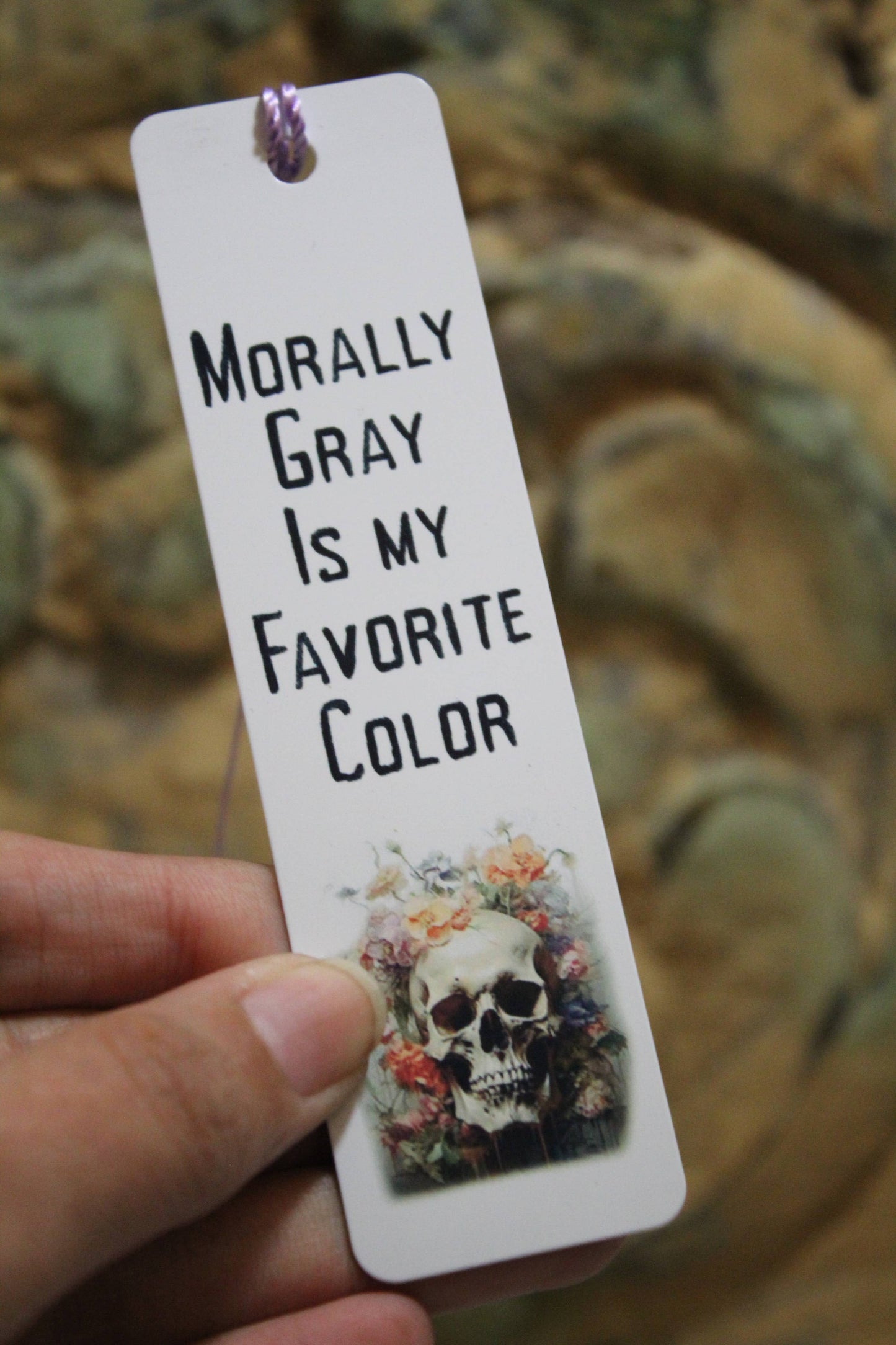 Morally Gray Is My Favorite Color - Bokmerke i metall