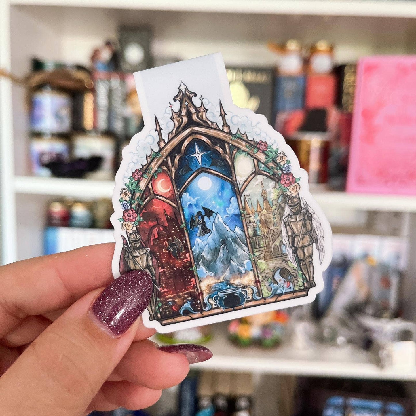 World Of Maas Velaris Terrasen Lunathion Magnetisk Bokmerke