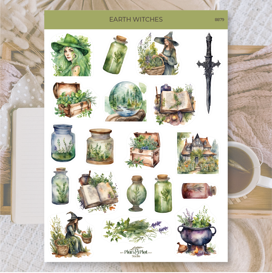 Earth witches Sticker Sheet