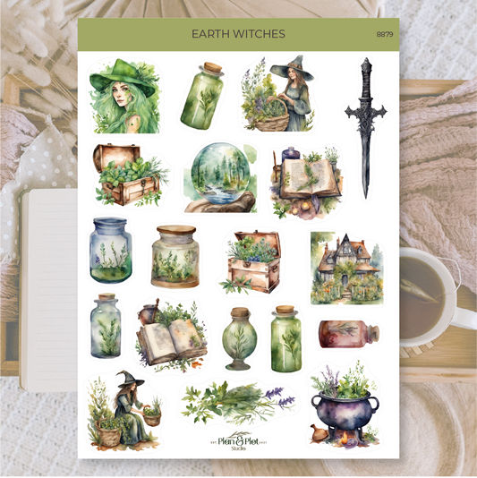 Earth witches Sticker Sheet