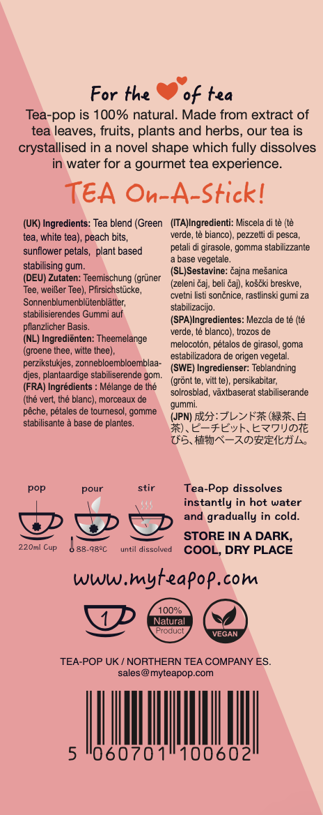 Peach TEA on-a-stick!