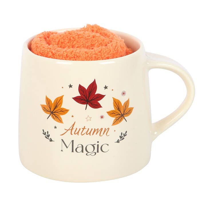Autumn Magic Kopp og kosesokk gavesett