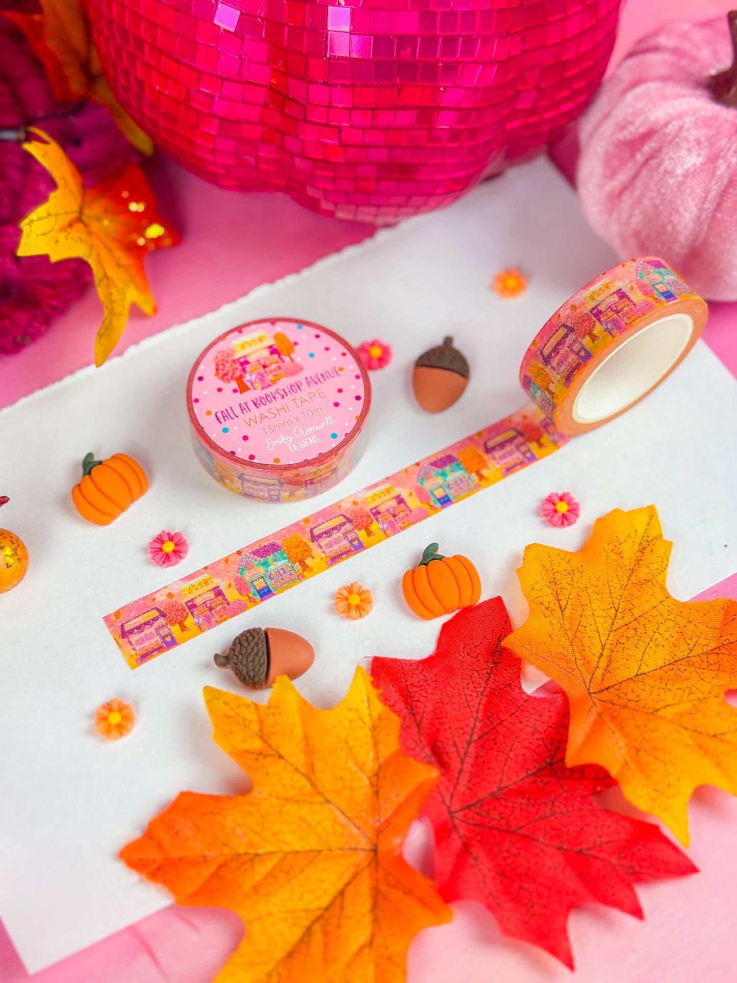 Fall at Bookshop Avenue Washi Tape