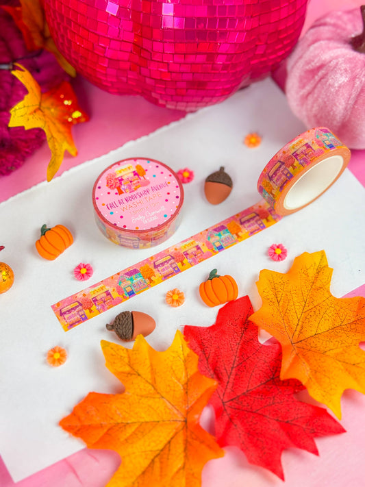 Fall at Bookshop Avenue Washi Tape
