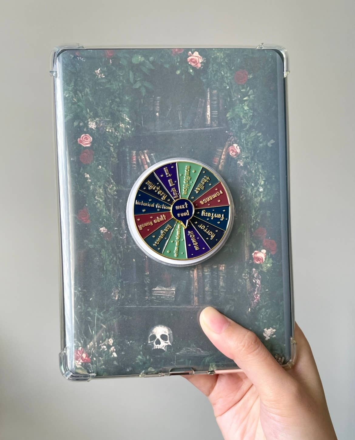 Dark Academia Book Kindle Grip/Holder