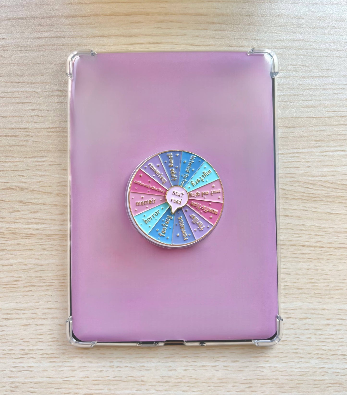 Pastell Kindle Grip/Holder - Flere sjangere