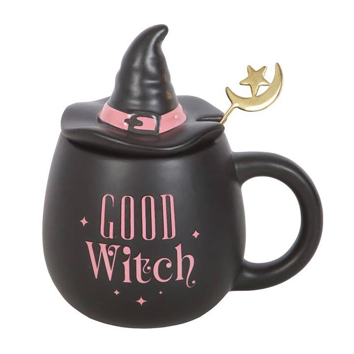 Good Witch Kopp med lokk og skje