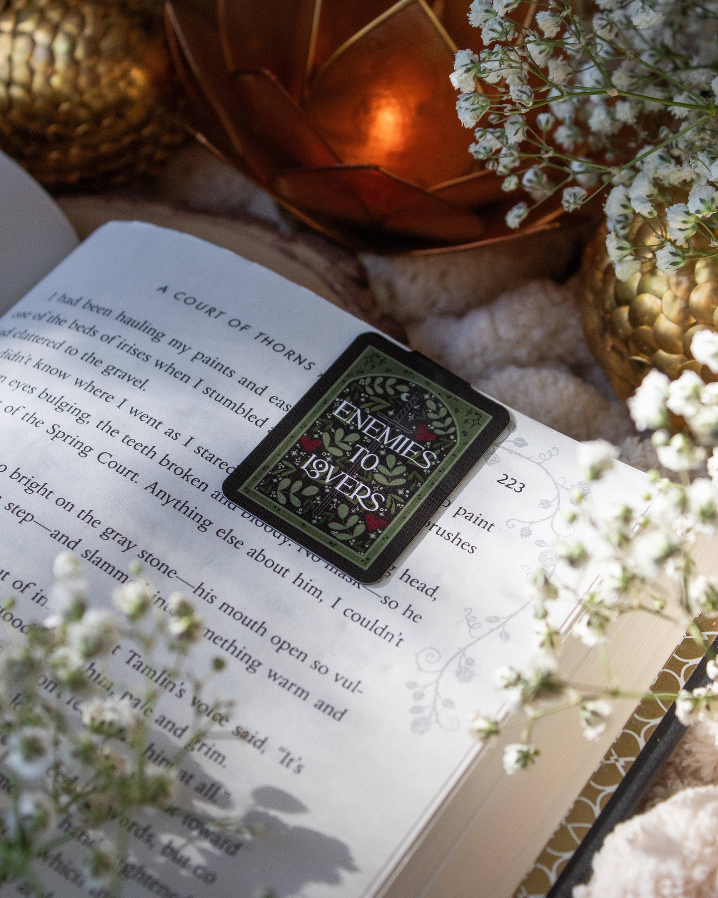 Enemies To Lovers Tarot Card Magnetisk Bokmerke