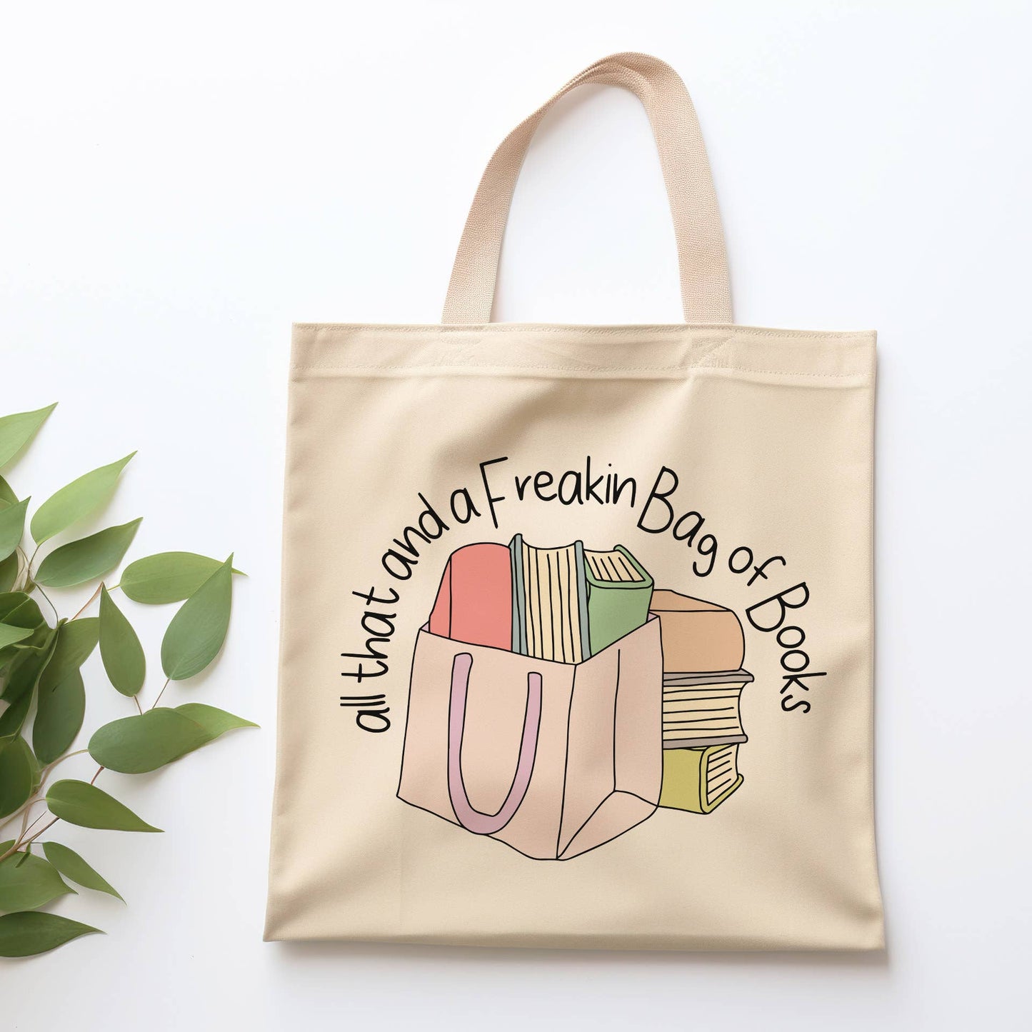 Freakin' Bag of Books Handlenett