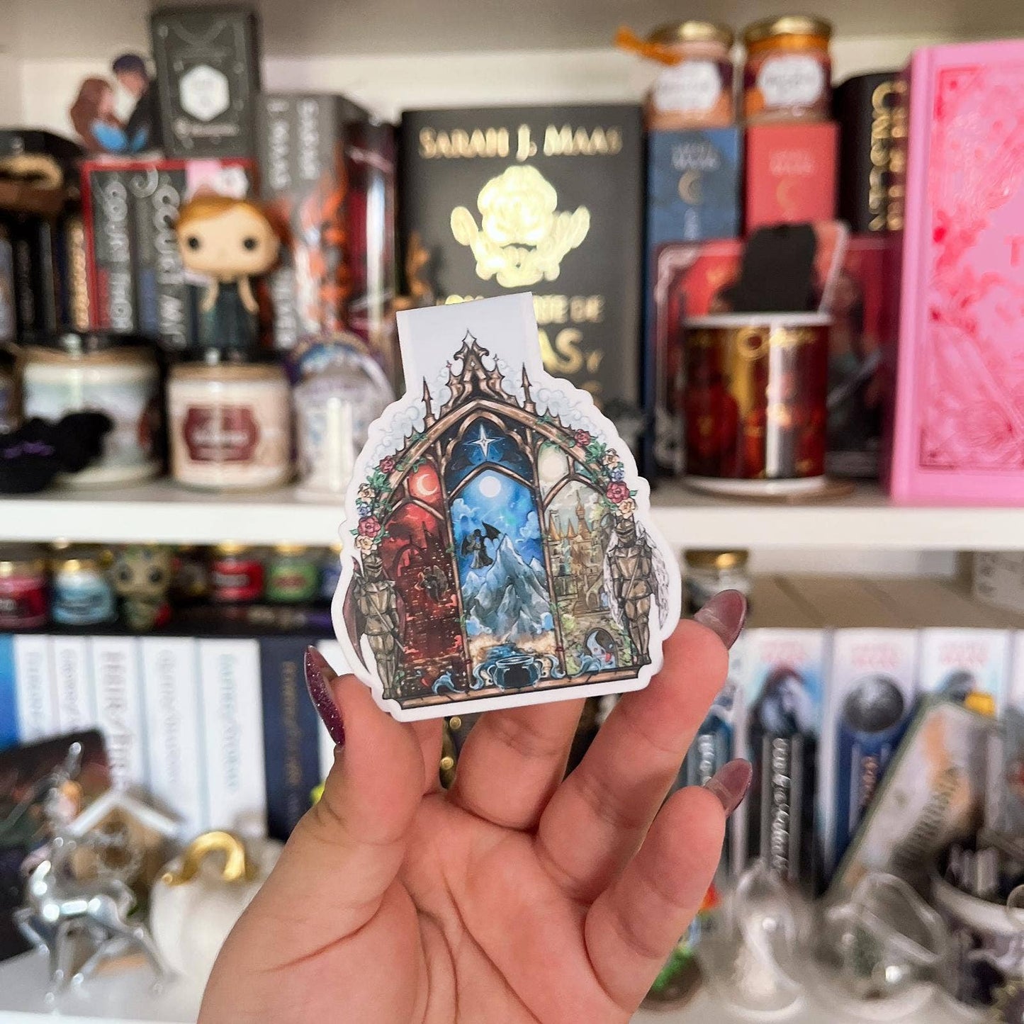 World Of Maas Velaris Terrasen Lunathion Magnetisk Bokmerke