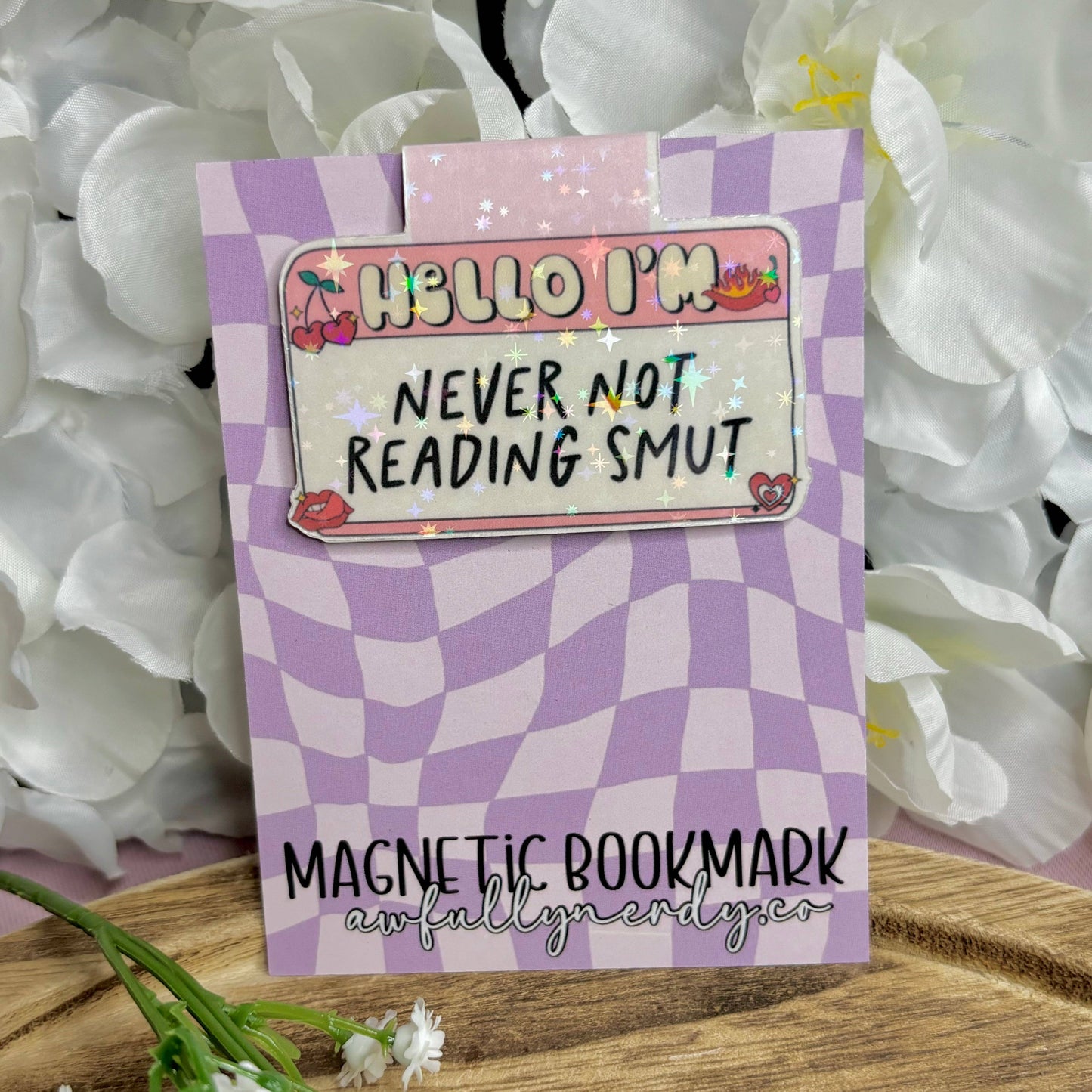 Never Not Reading Smut Magnetisk Bokmerke