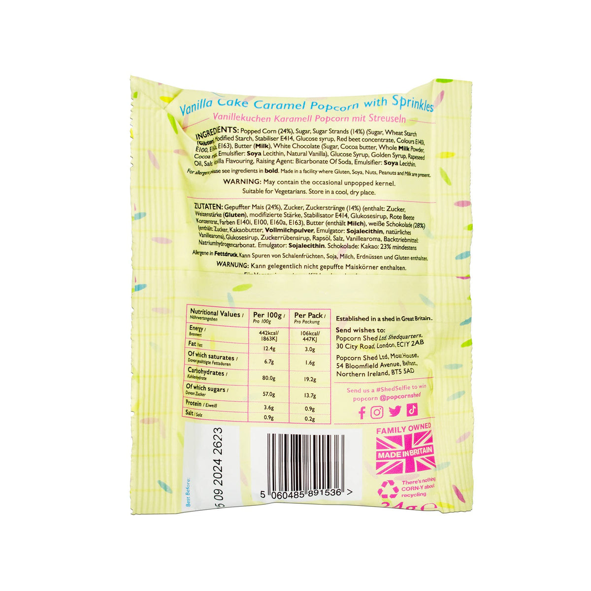 Birthday Cake Gourmet Popcorn