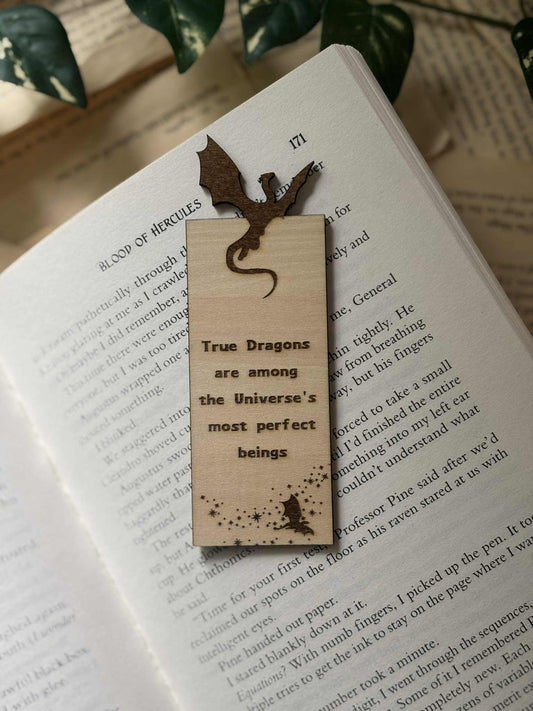 True Dragons - Bokmerke i tre