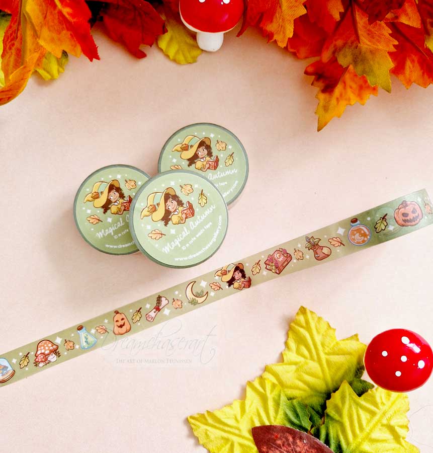 Autumn Witch Washi Tape