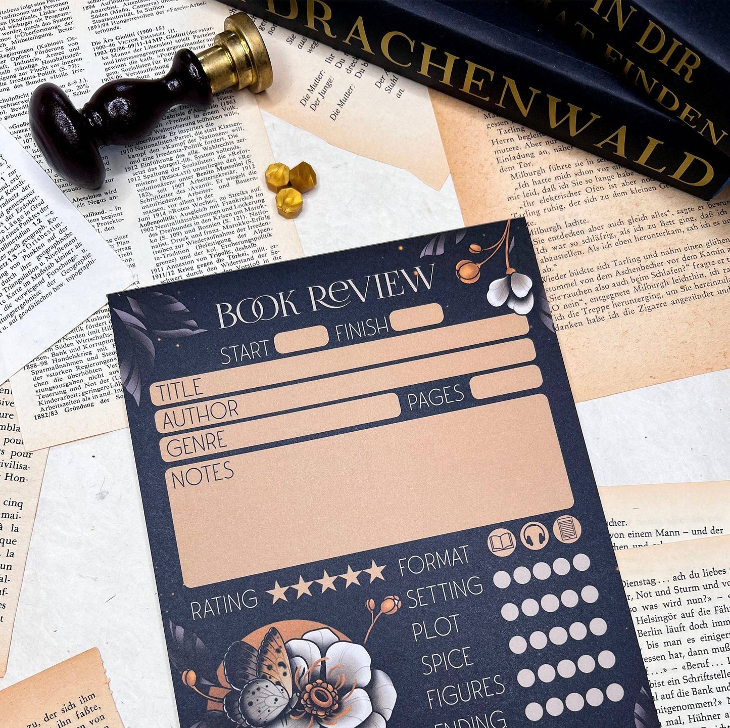 Black Book Review Notatblokk