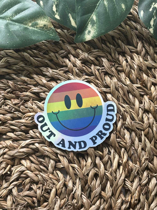 Out and Proud Sticker