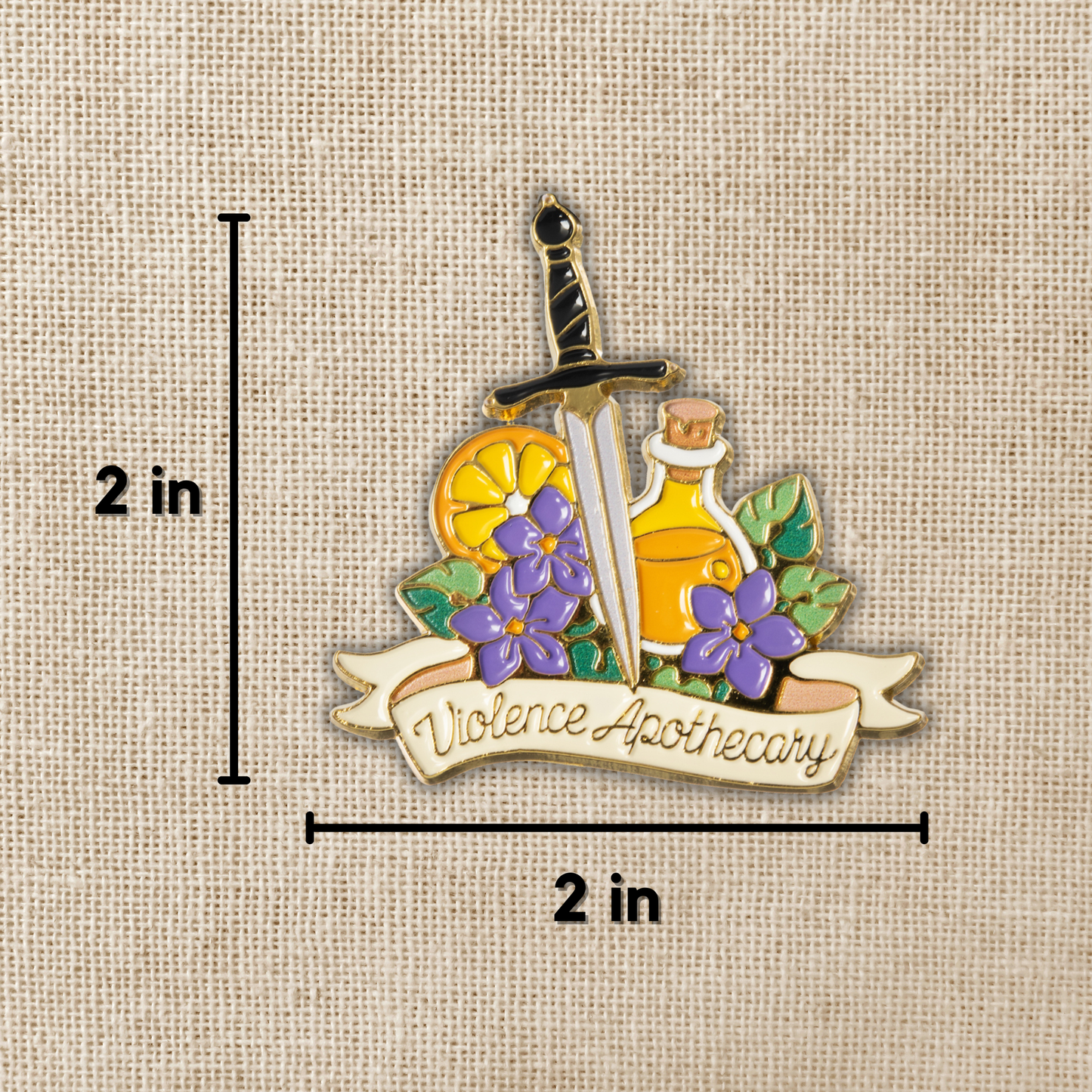 Violence Apothecary Enamel Pin | Fourth Wing
