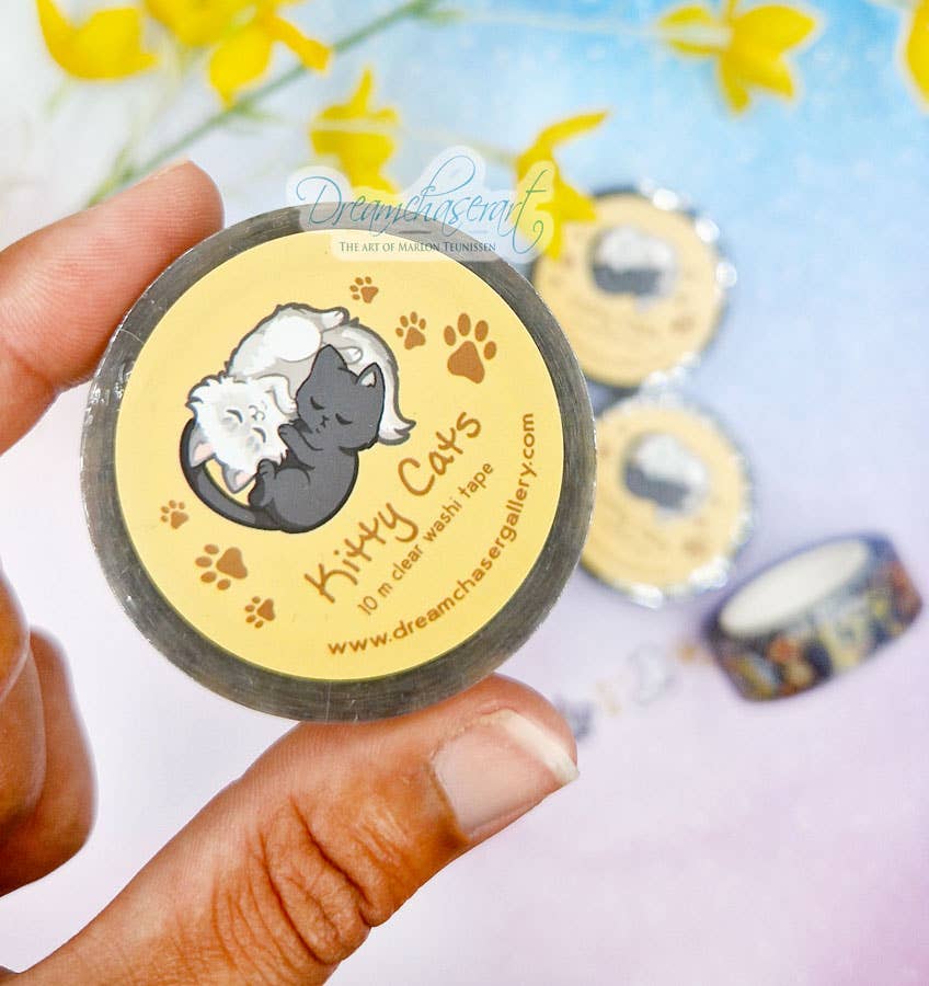 Kitty Cats clear transparent Washi Tape