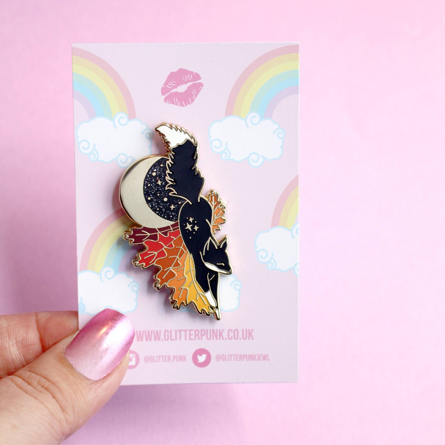 Fox Enamel Pin