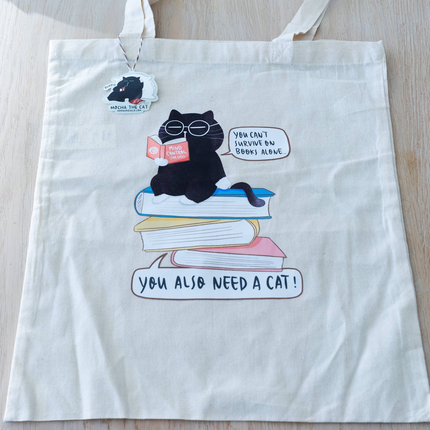 "You can't survive on books alone..." Handlenett