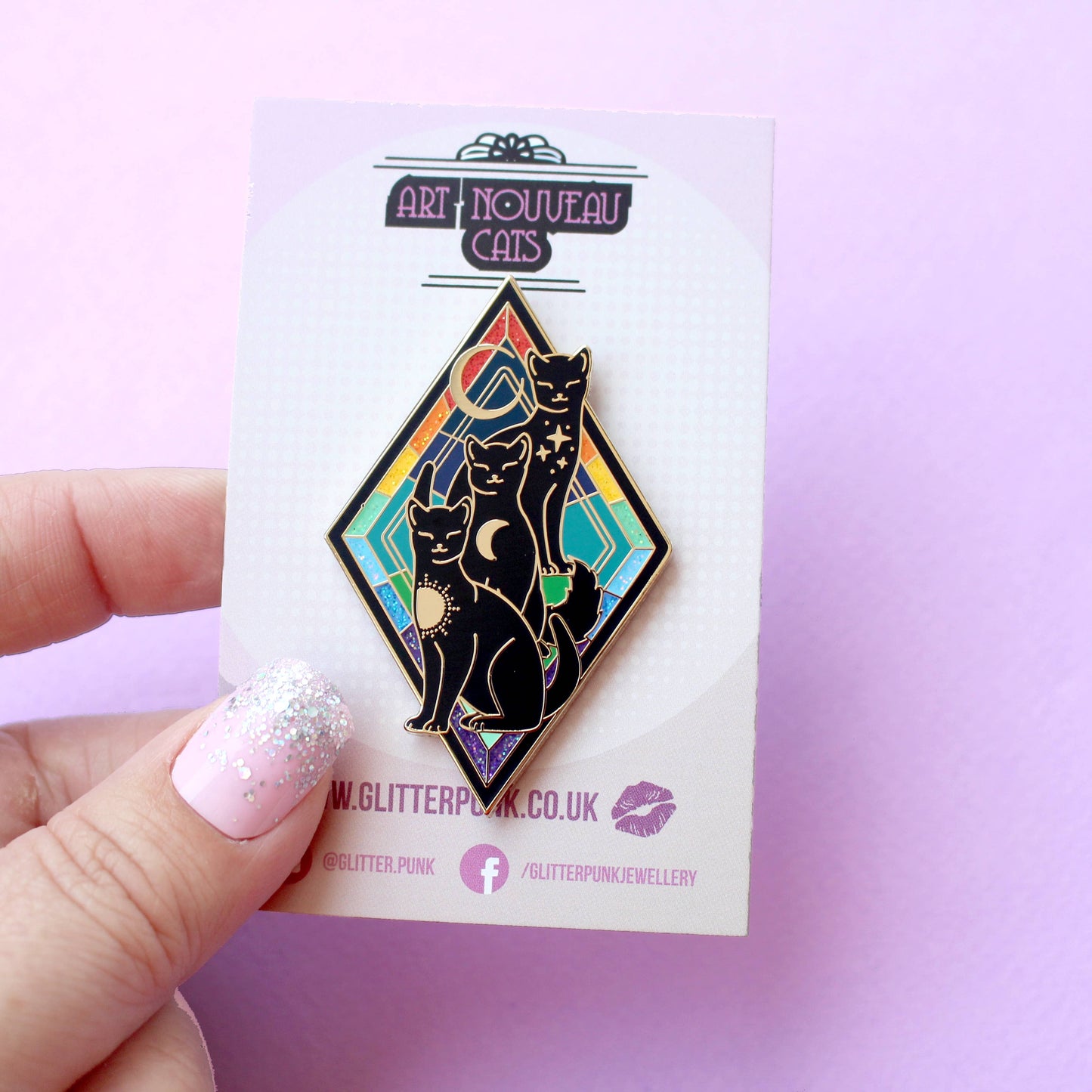 Rainbow Cats Enamel Pin