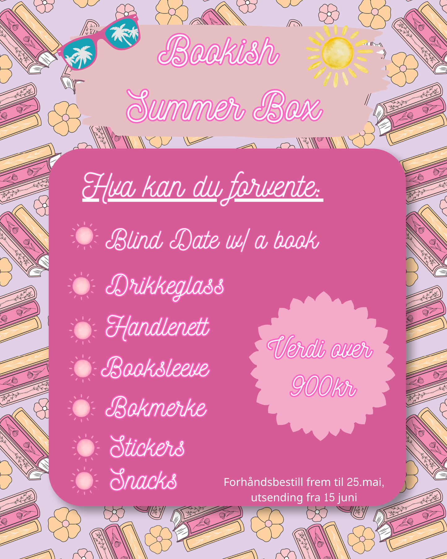 LIMITED EDITION Bookish Summer Box (Forhåndsbestill)