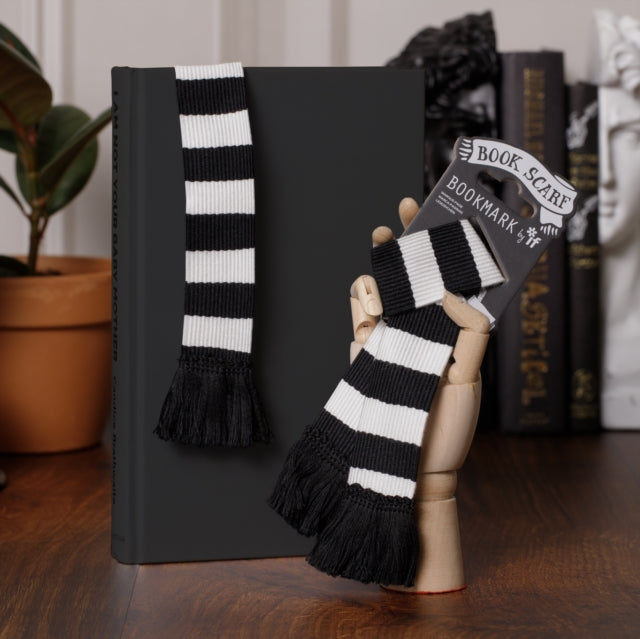 Book Scarf Bokmerke - Black & White