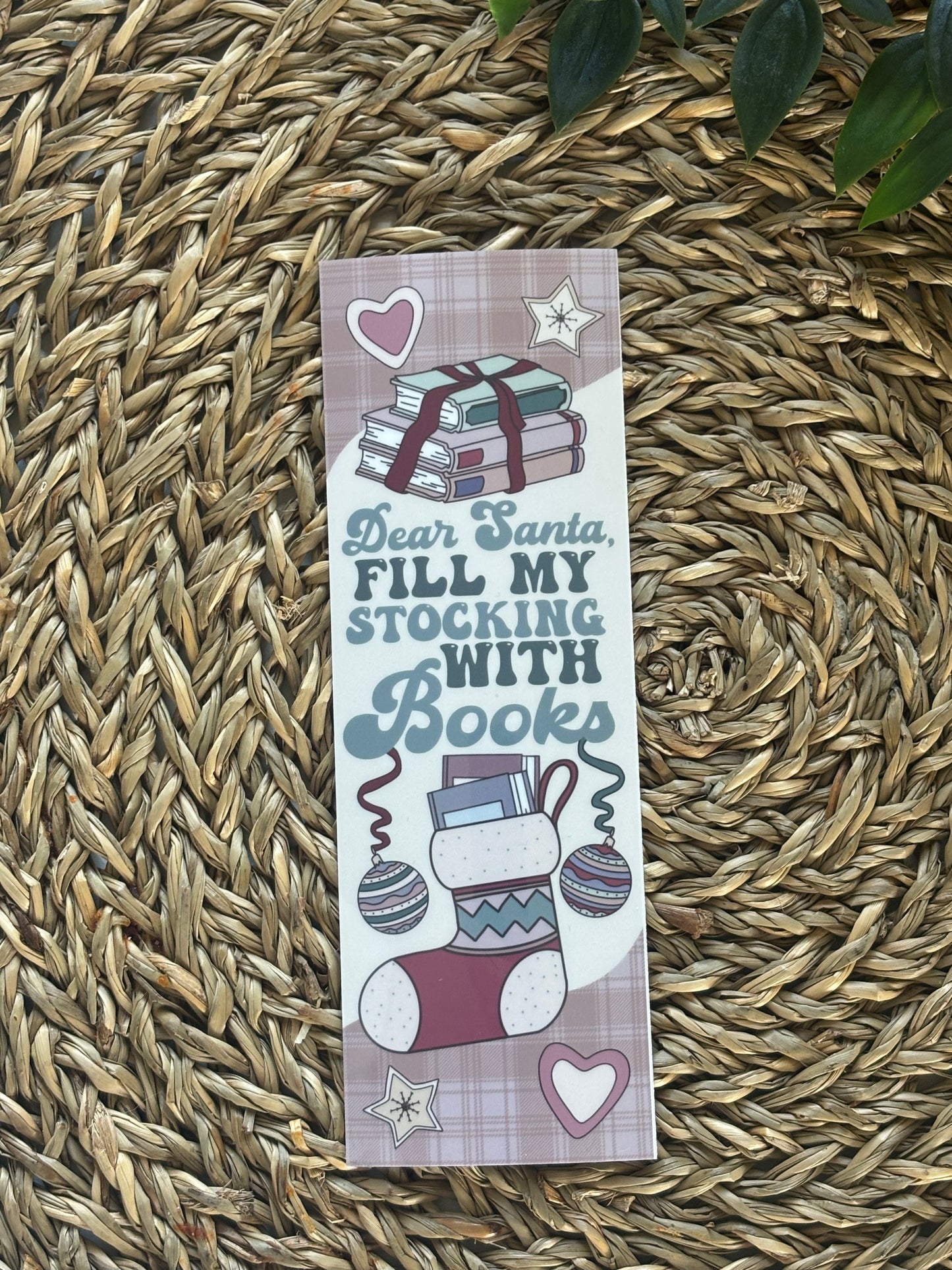 Fill My Stockings With Books Bokmerke