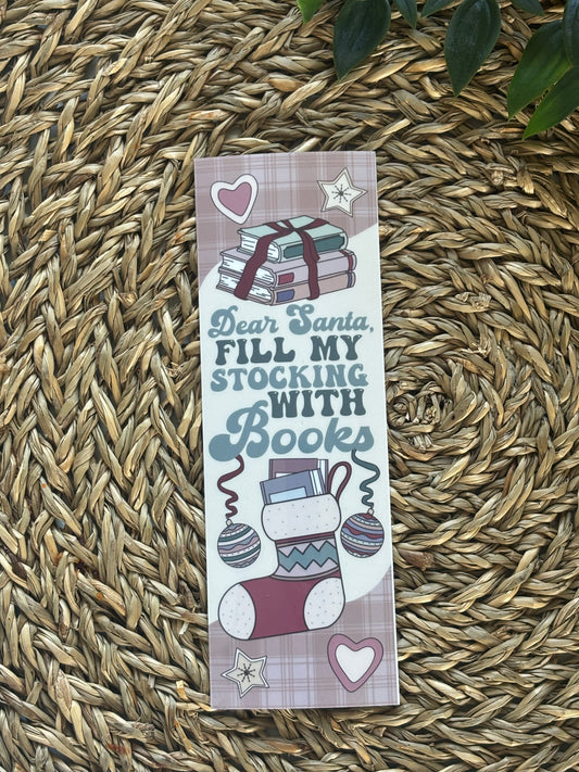 Fill My Stockings With Books Bokmerke